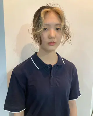 ミディアム 🧚🏼ボブパーマ 歩美のヘアスタイル