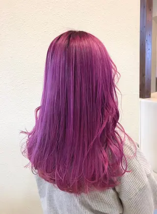 ロング 中川 茜里のヘアスタイル