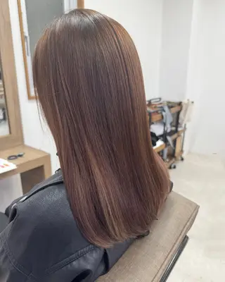 ロング カラー 髪質改善/ブリーチ/ 縮毛矯正/Shoyoのヘアスタイル