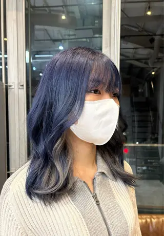 カラー ツヤ髪ハイトーン ×レイヤー🌝リオのヘアスタイル