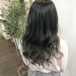 セミロング カラー パーマ ヘアアレンジ メンズ キッズ kobayashi $hogoのヘアスタイル