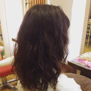 セミロング 小澤 充のヘアスタイル