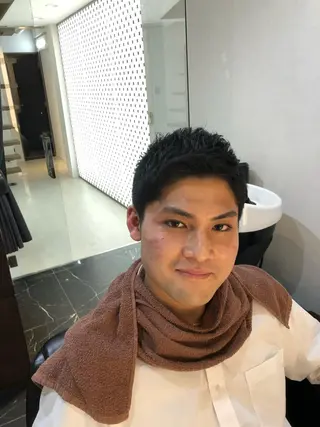 ショート 刈り上げの あおきさんのヘアスタイル