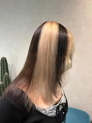 セミロング カラー 透明感カラー🫧🎀 まりなのヘアスタイル