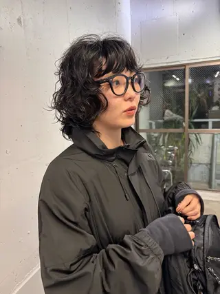 ショート パーマ ボブとパーマの達人 /美容室難民の方是非のヘアスタイル