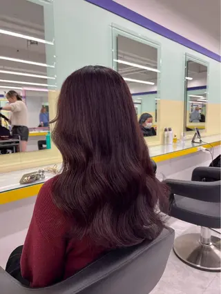 ロング カラー ヘアアレンジ メンズ 小高 咲蘭のヘアスタイル