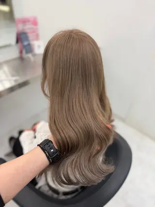 カラー 透明感ベージュ🎀 Anju/渋谷🎀のヘアスタイル
