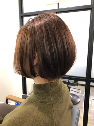 ショート カラー レイヤー×髪質改善✨ 渋谷/佐藤侑哉のヘアスタイル