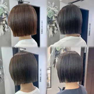 ショート ボブ/縮毛矯正 髪質改善/もえるのヘアスタイル