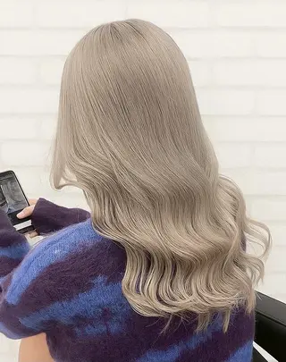 セミロング カラー 🫧カラーモデル募集 純菜🫧のヘアスタイル