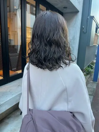 ミディアム パーマ 吉祥寺/パーマ/ カラー/Abeのヘアスタイル