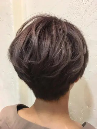 ショート カラー 似合わせ/たにざわ しんごう≫南草津のヘアスタイル