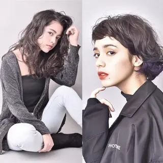 ミディアム カラー パーマ ヘアアレンジ メンズ キッズ ネイル マツエク・マツパ EnBlesS西宮 マンツーマン神道有基のヘアスタイル