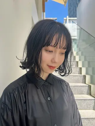 ショート カラー パーマ Maki /Jr.スタイリストのヘアスタイル