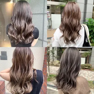 ミディアム レイヤー×縮毛矯正 深見 拓のヘアスタイル