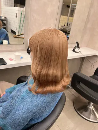 ミディアム カラー 💖札幌カラー 指名No.1💖玲奈のヘアスタイル