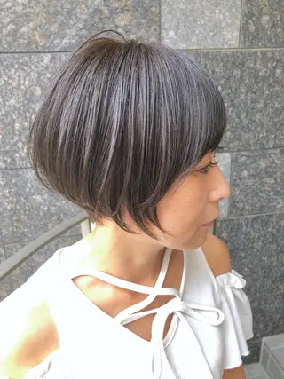ショート カラーアンドケアリタ kitamuuuのヘアスタイル