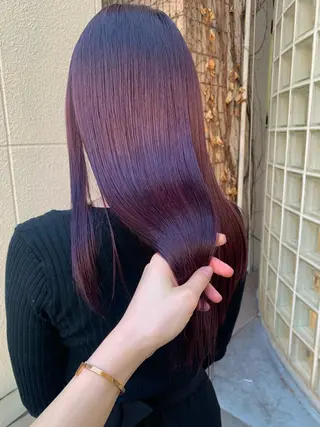 ロング カラー クレハ :)のヘアスタイル