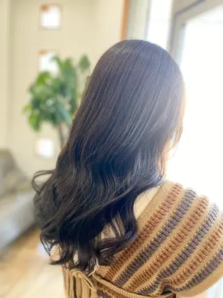 セミロング カラー 堀 大輔のヘアスタイル
