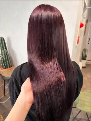 ロング カラー 透明感カラー🫧🎀 まりなのヘアスタイル
