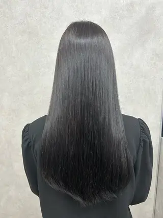 セミロング カラー 久保 泰都のヘアスタイル