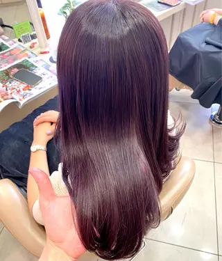 カラー ゆるふわパーマ🌼 アレンジ🌼リョウカのヘアスタイル