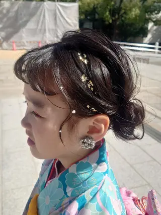 ヘアアレンジ aimée 神戸 オヤナギ　ユキ🦄のヘアスタイル