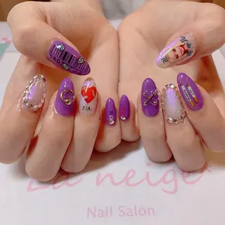 ネイル La neige* yuki 🐩🌙のネイルデザイン