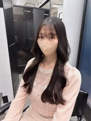 ロング カラー 韓国ヘア 店長NEGIのヘアスタイル