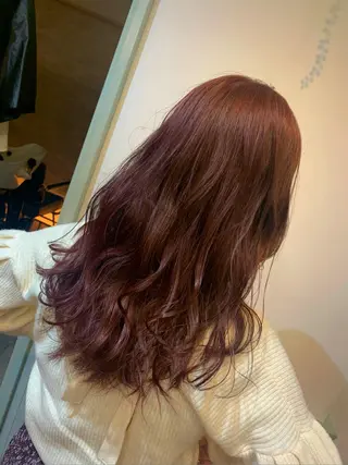 セミロング カラー 🐤 ゆい🐓のヘアスタイル