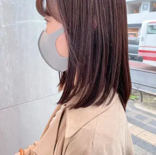 ミディアム BiBi 武田 あやのヘアスタイル