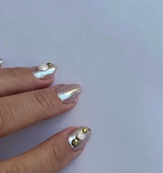 ネイル 手描き🌸ニュアンス monny nailのネイルデザイン
