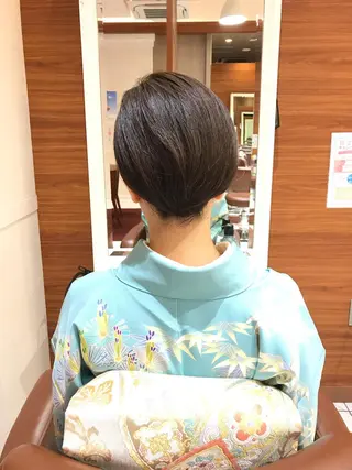 ショート ヘアアレンジ テラモト カズヨシのヘアスタイル