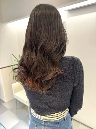 ロング パーマ デジタルパーマ 🌀ボブ　萩原　龍のヘアスタイル