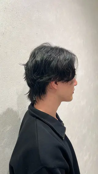 パーマ メンズ 中屋 比呂のヘアスタイル