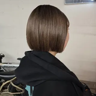 ショート カラー ハヤシ マユ ✂ 府中美容室のヘアスタイル