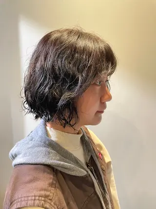 ショート カラー パーマ 🎀レイヤー/パーマ カラー/ai🎀のヘアスタイル