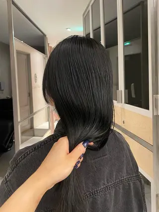 ロング カラー 艶髪/ダークトーン 🩶丸山日向のヘアスタイル