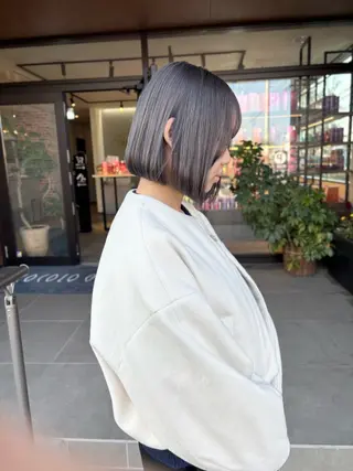ミディアム カラー RINOSHORES所属・yume🫧 ハイトーン/ブリーチのヘアスタイル