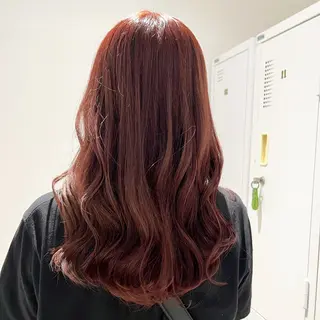 ミディアム カラー 髪質改善／透明感 NAKAIEのヘアスタイル