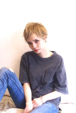 ショート カラー みうら ミウラのヘアスタイル