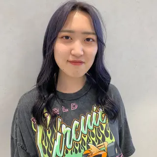 ロング カラー ヘアアレンジ ayumi🌈 インナーカラー🌈のヘアスタイル