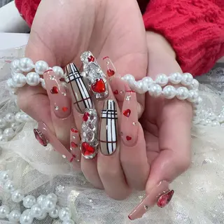 ネイル 🍄Rina🍄 韓国風ネイルのネイルデザイン