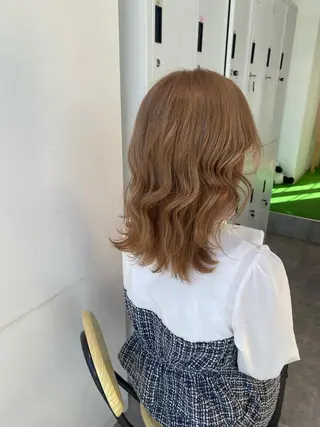 セミロング カラー オスズ 🎀´-のヘアスタイル