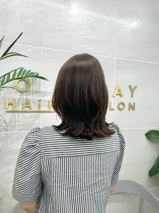 ミディアム カラー 本格ヘッドスパ🌿 ×ヘア 佐藤のヘアスタイル