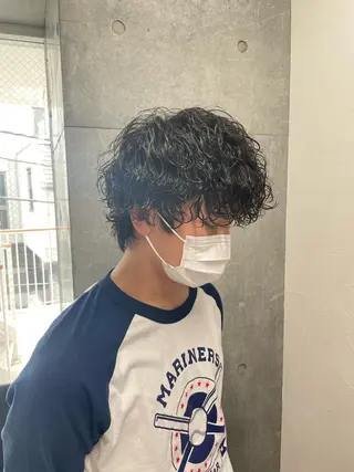 メンズ メンズモテパーマ💙 fuwaのヘアスタイル
