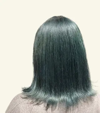 ミディアム カラー ケアブリーチ /髪質 改善/古橋圭史郎のヘアスタイル