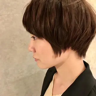 ショート 鈴木 悠史のヘアスタイル
