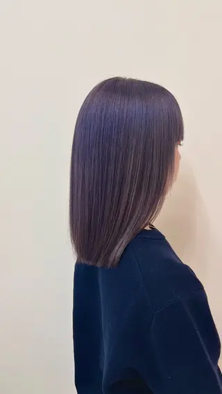 カラー 松尾 姫依のヘアスタイル