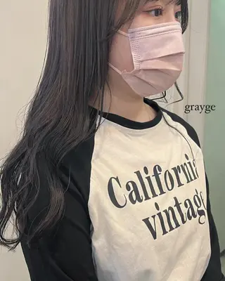 ロング カラー mizuho🐈⬛ 艶髪¦ダークトーンのヘアスタイル